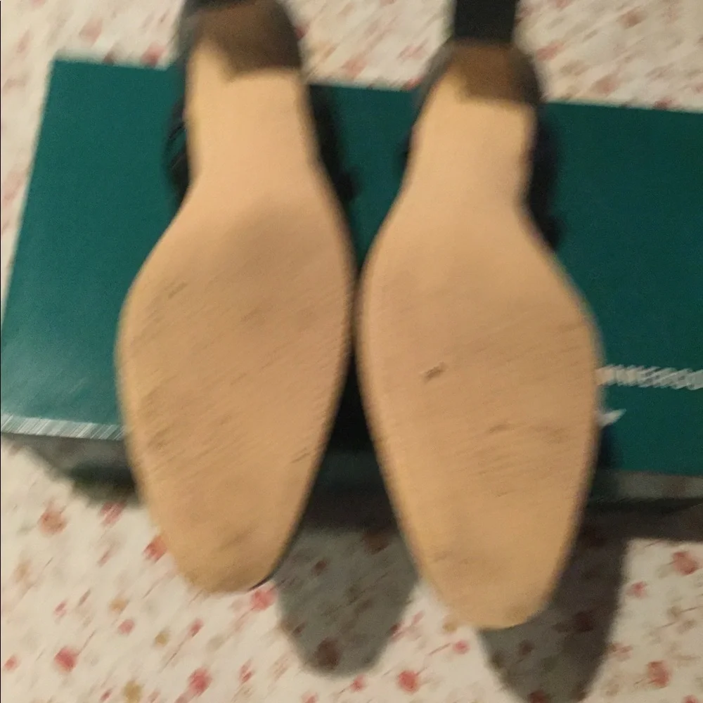 Ros Hommerson Navy Kid Leather Shoes - Picture 7 of 7